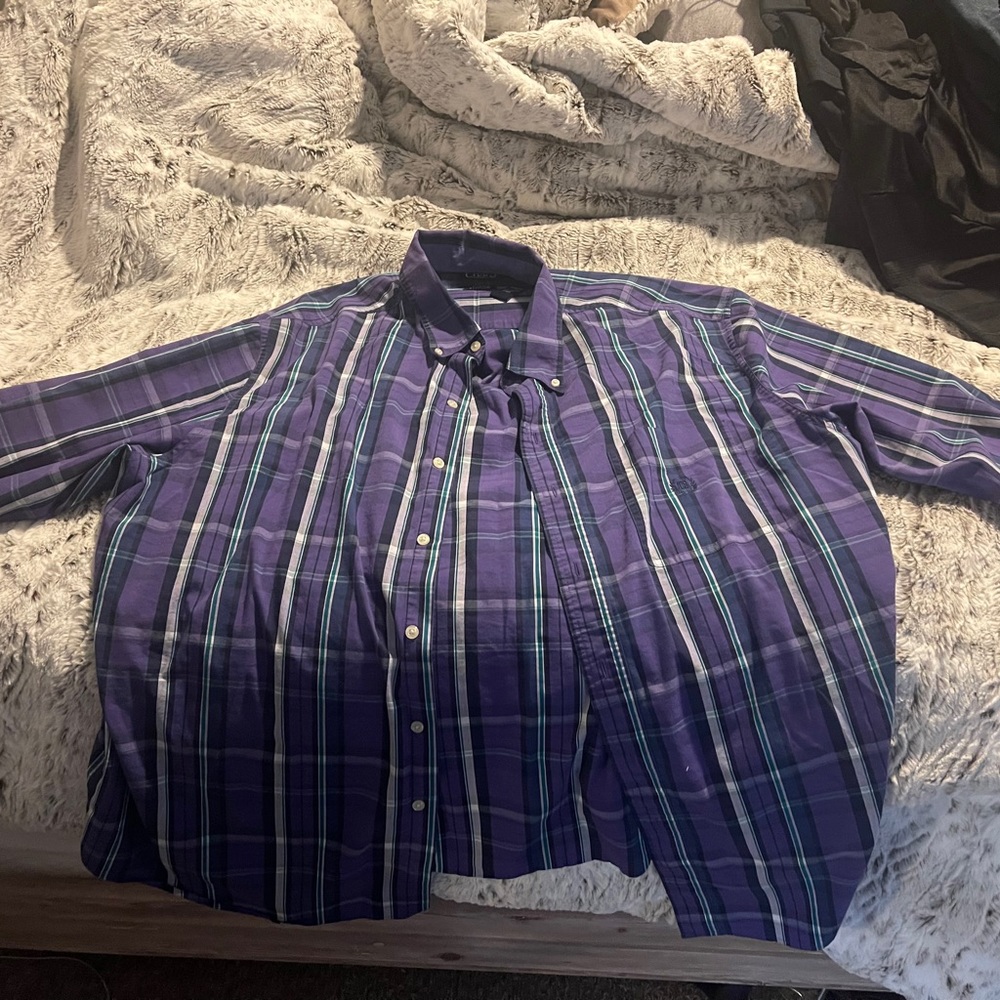 Mens Chaps Long sleeve polo